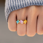 I Found Your Paw 1-5 Birthstones Ring