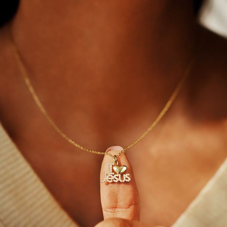 Jesus Is The Reason For The Season I Love Jesus Necklace