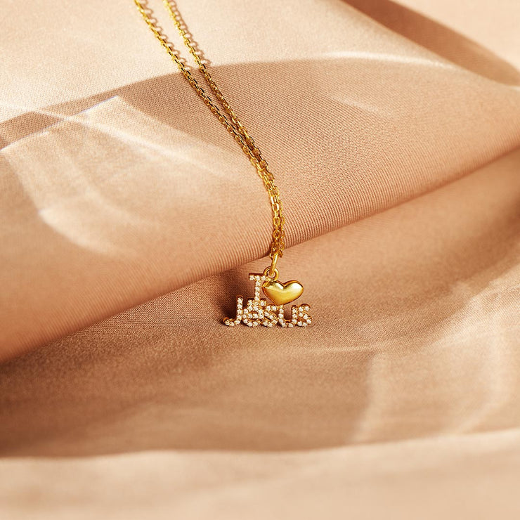 Jesus Is The Reason For The Season I Love Jesus Necklace