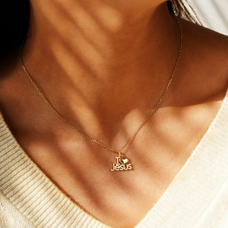 Jesus Is The Reason For The Season I Love Jesus Necklace