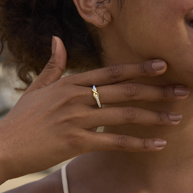 Best Bi♥︎ches Forever Matching Half Enamel Infinity Rings