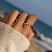 Best Bi♥︎ches Forever Matching Half Enamel Infinity Rings