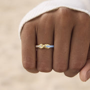 Best Bi♥︎ches Forever Matching Half Enamel Infinity Rings