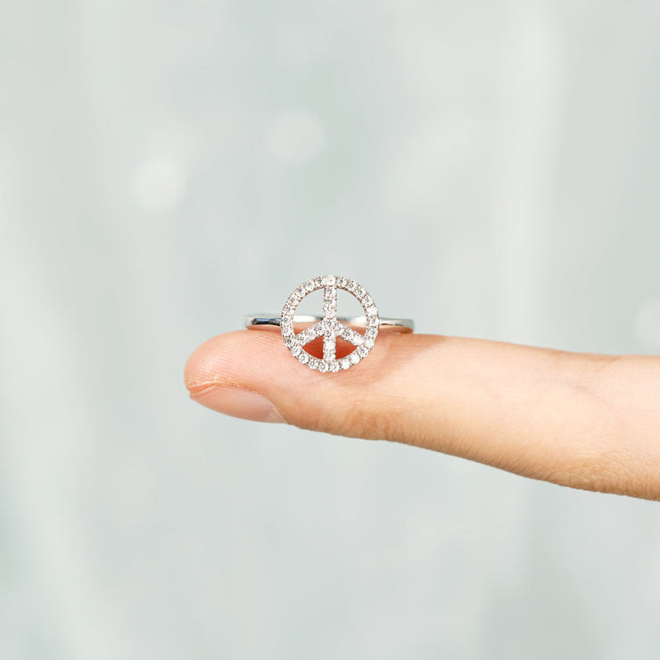 Peace Sign Ring