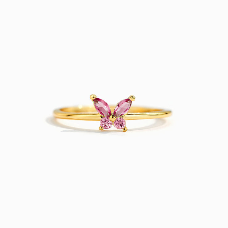 Sisters Are Like Butterflies Matching Birthstone Butterfly Ring