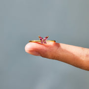 Sisters Are Like Butterflies Matching Birthstone Butterfly Ring