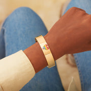 Love Is Love Rainbow Heart Bangle