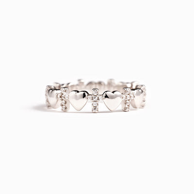 Cross Band Ring