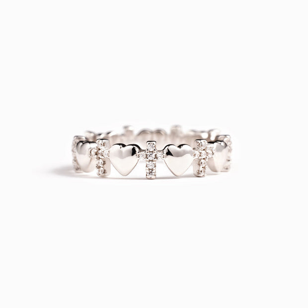 Cross Band Ring