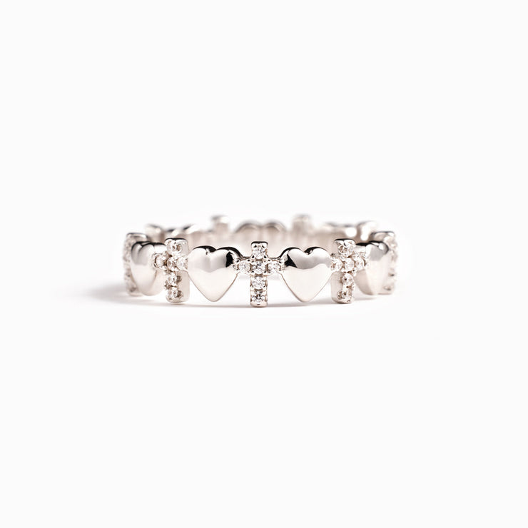 Cross Band Ring