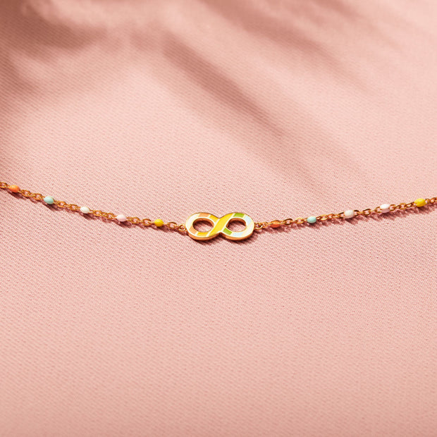 Rainbow Infinity Bracelet