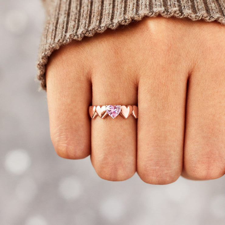 Heart Band Ring