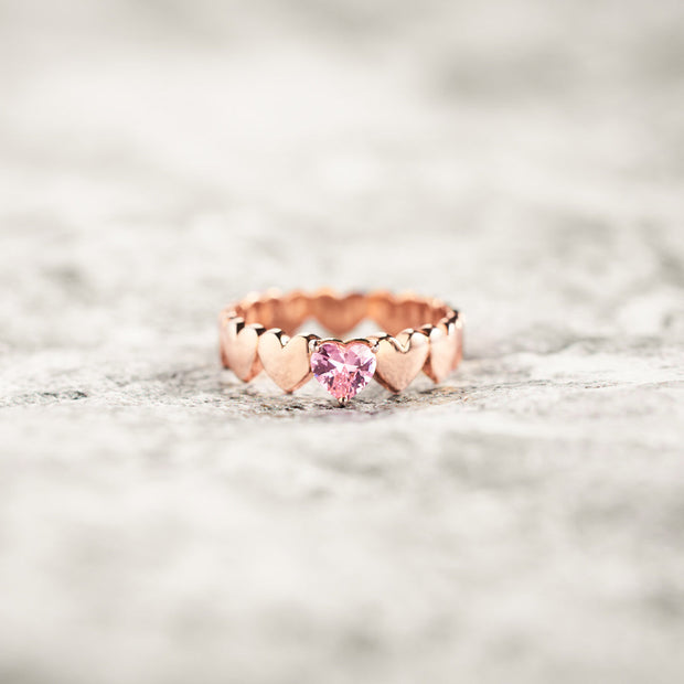 Heart Band Ring