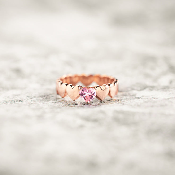 Heart Band Ring