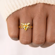 Happy Bee Day Ring