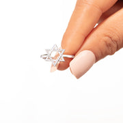 Hexagram Star Ring - Faith Will See You Through