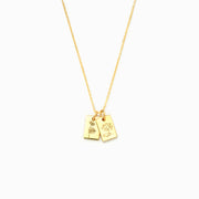 12 Birth Month Flower Necklace