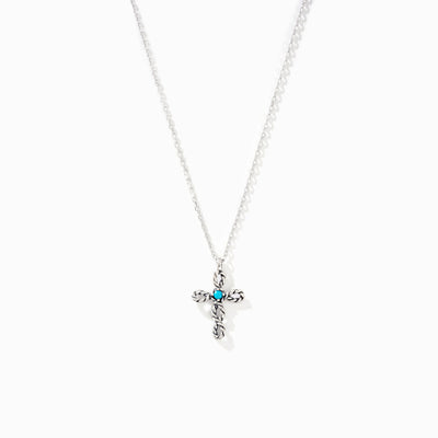 Twisted Cross Necklace