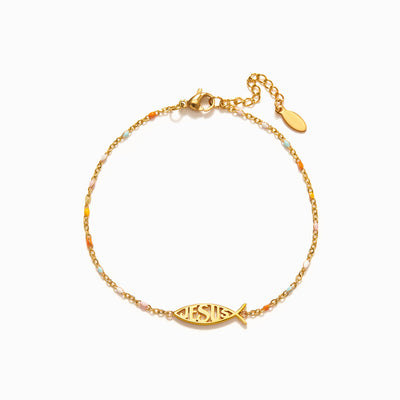 Ichthus Fish Bracelet