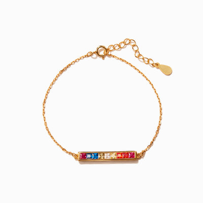 Rainbow Bar Bracelet