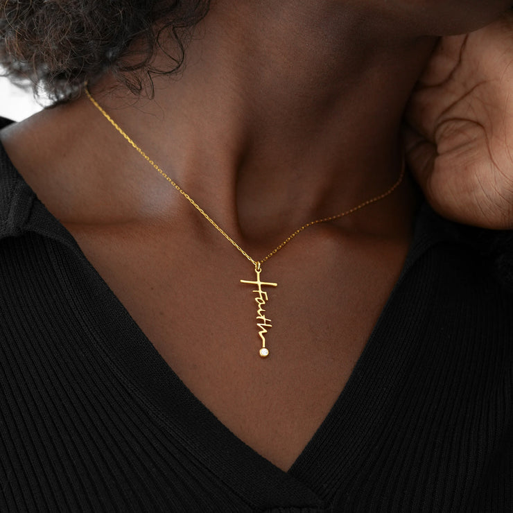 Faith Letter Necklace