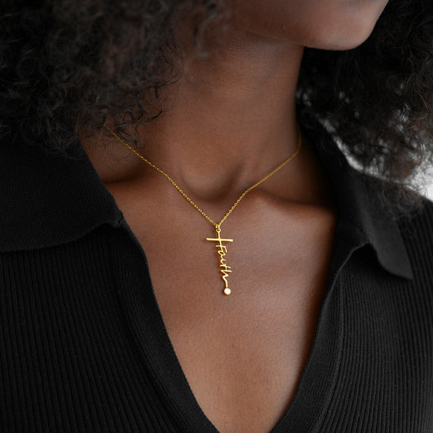 Faith Letter Necklace