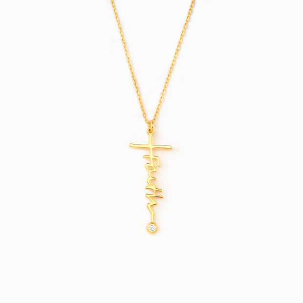 Faith Letter Necklace