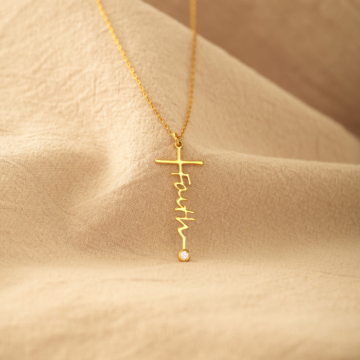 Faith Letter Necklace