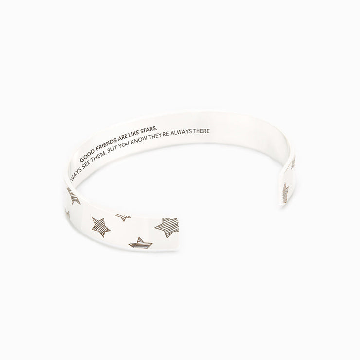 Good Friends Are Like Stars Bangle