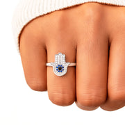 Hamsa Ring-May Every Evil Eye In Your Life Go Blind 