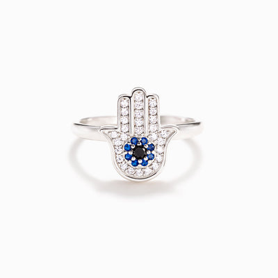 Hamsa Ring-May Every Evil Eye In Your Life Go Blind 