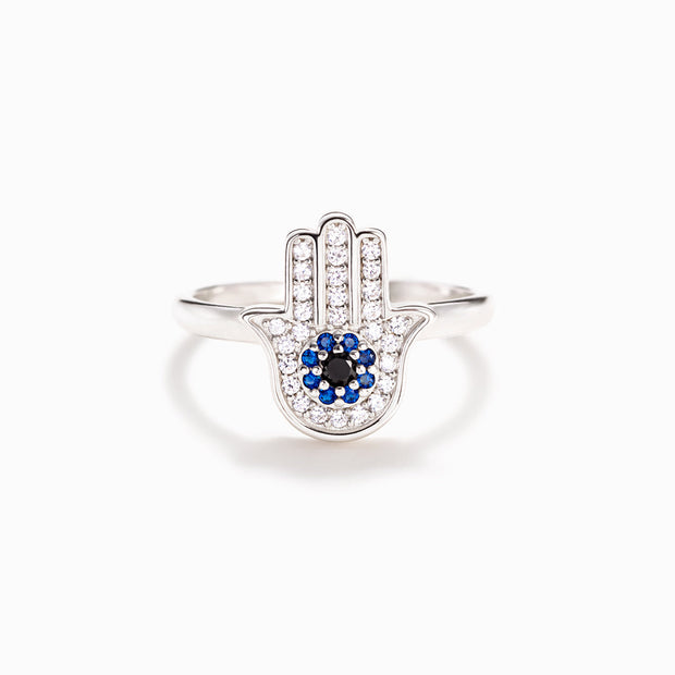 Hamsa Ring-May Every Evil Eye In Your Life Go Blind 