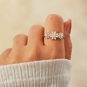 Three Flower Ring - Think About You Every Daisy 