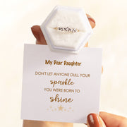 Personalized Stars Ring - You Were Born To Shine