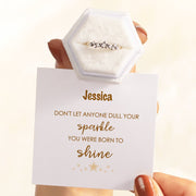 Personalized Stars Ring - You Were Born To Shine