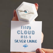 Double Cloud Ring-Every Cloud Has a Silver Lining 