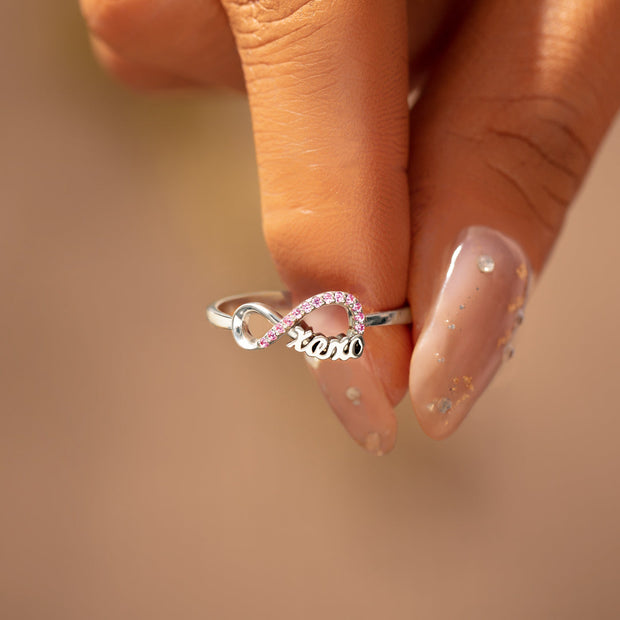 XOXO Ring-Token of Hugs and Kisses For Daughter 