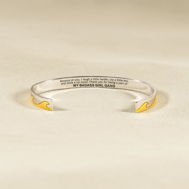 Waves Minimalist Bangle