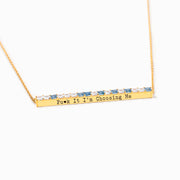 F♥︎ck It I’m Choosing Me Morse Code Message Necklace