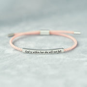 She Will Not Fall Tube Bracelet