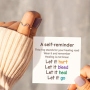 Healing Road Minimalist Wave Ring