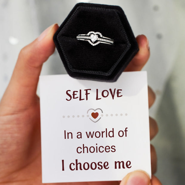 Self Love Layered Heart Ring