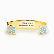 Life Is A Beach Enjoy The Waves Bangle