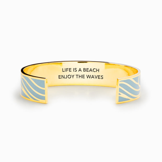 Life Is A Beach Enjoy The Waves Bangle
