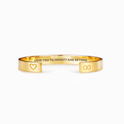 Love You To Infinity And Beyond Bangle