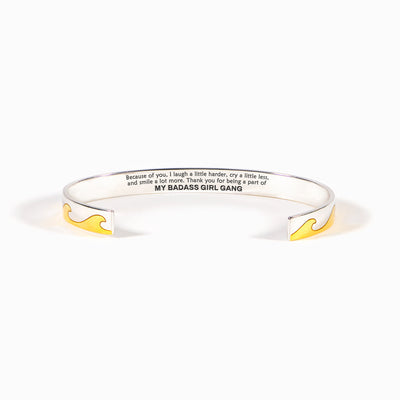 Waves Minimalist Bangle